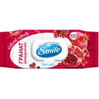 Вологі серветки Smile Daily Гранат 100 шт. (4823071656916)