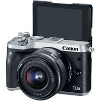 Цифровой фотоаппарат Canon EOS M6 Kit 15-45 IS STM Silver (1725C045) изображение 5
