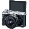 Цифровой фотоаппарат Canon EOS M6 Kit 15-45 IS STM Silver (1725C045) изображение 5