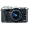 Цифровой фотоаппарат Canon EOS M6 Kit 15-45 IS STM Silver (1725C045)