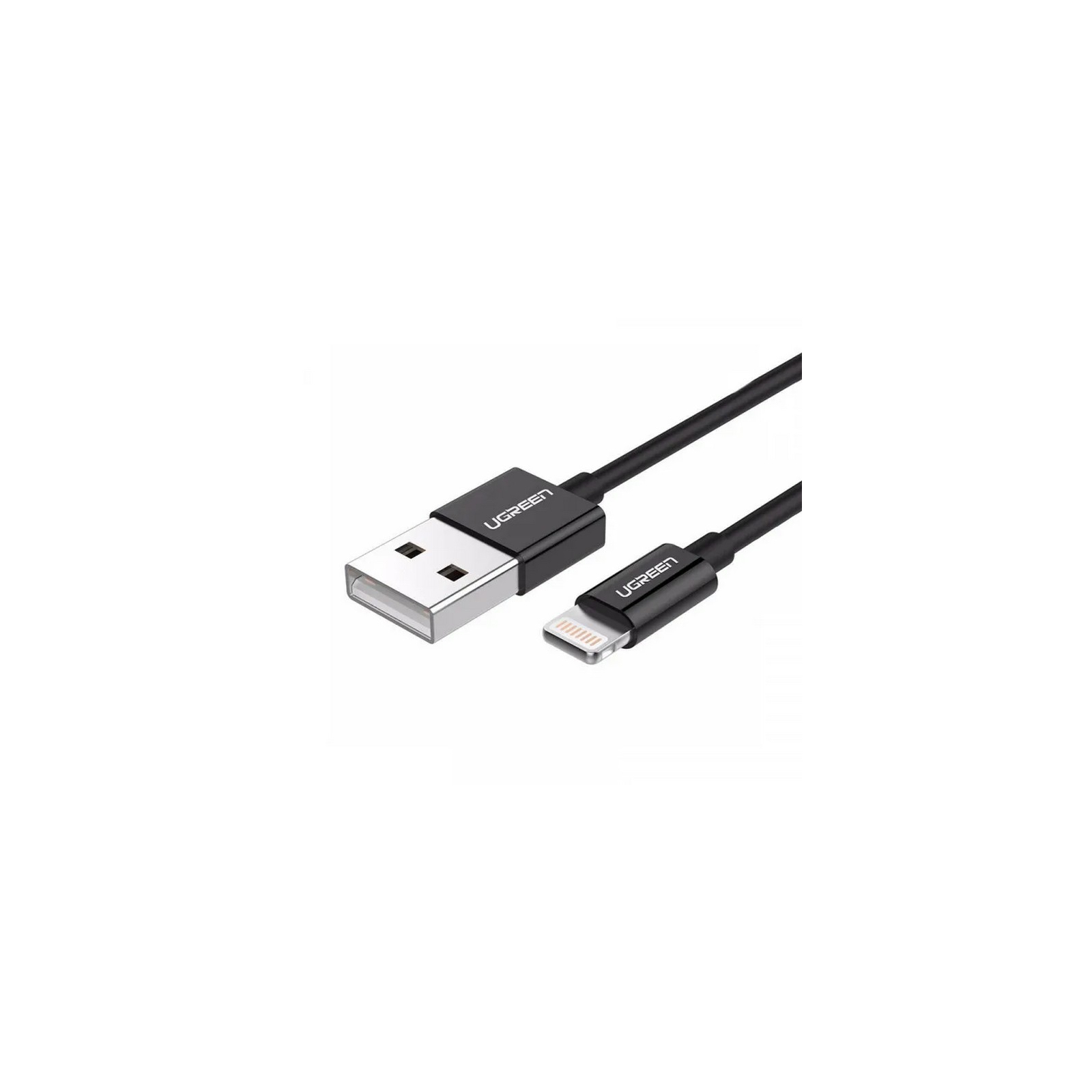 Дата кабель USB 2.0 AM to Lightning 1.5m US155 MFI White Ugreen (US155/80315) изображение 3