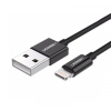 Дата кабель USB 2.0 AM to Lightning 1.0m US155 MFI Black Ugreen (US155/80822) изображение 3