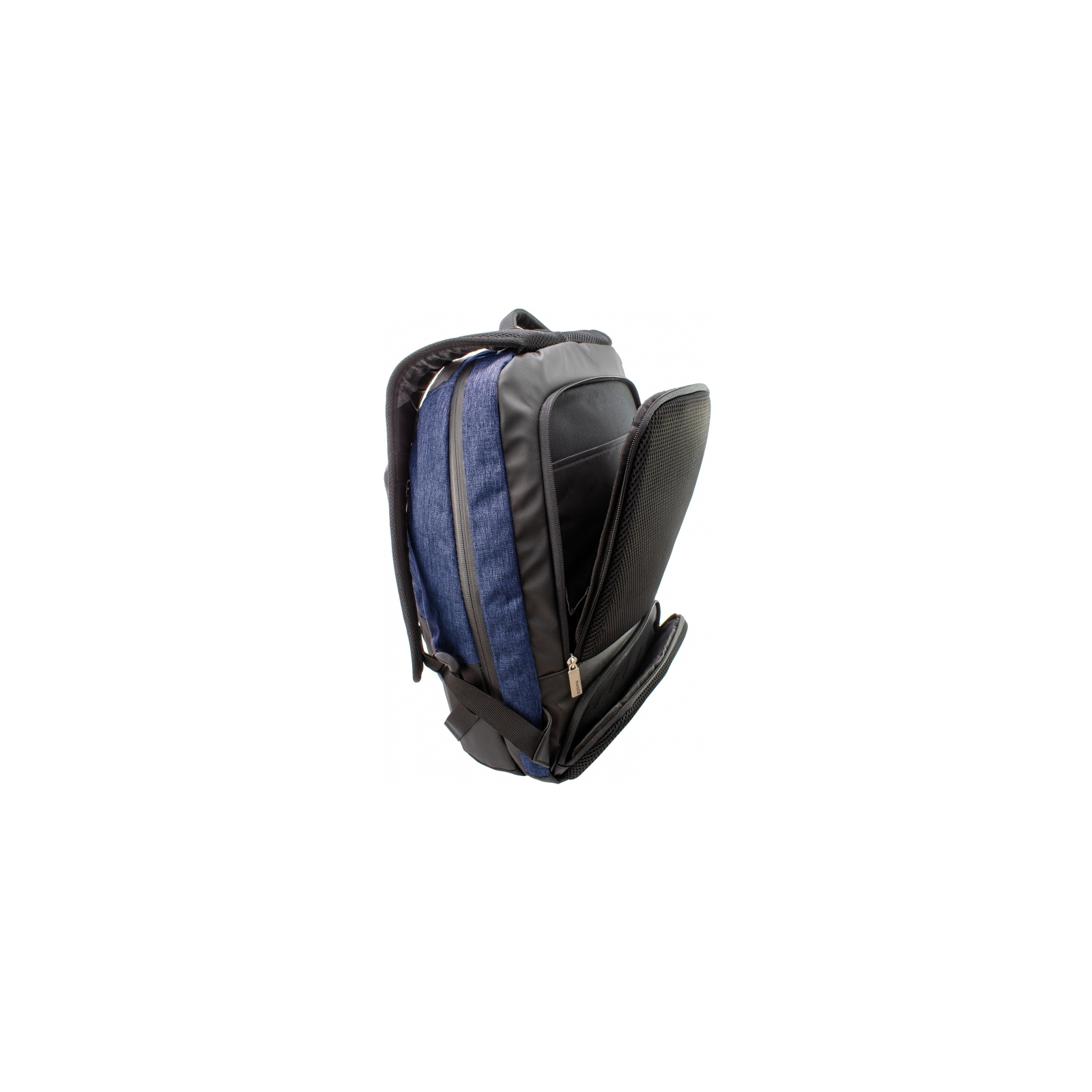 Рюкзак шкільний Optima 18" USB Techno унісекс 0.7 кг 26-35 л Синій (O96913-02) зображення 4