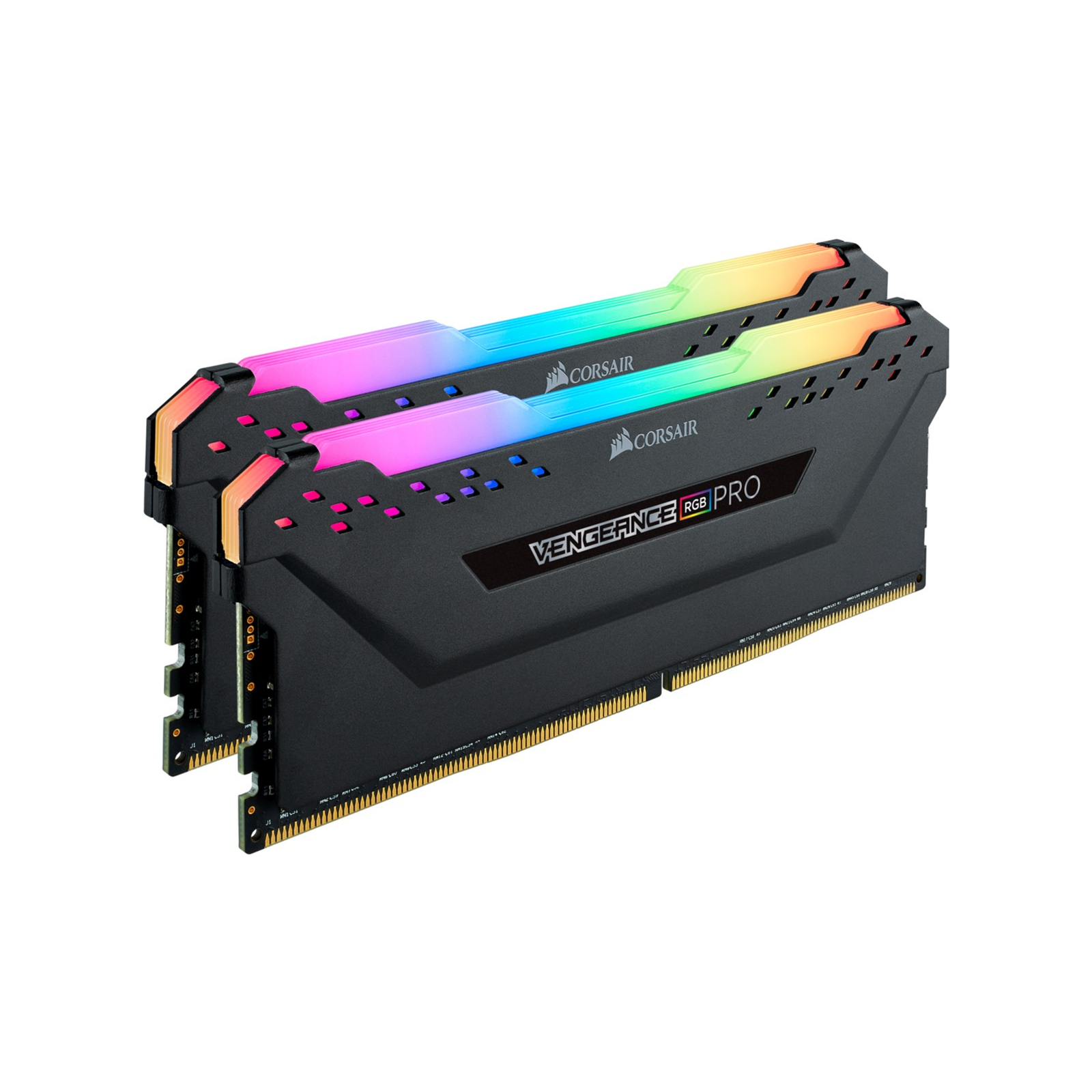 Модуль пам'яті для комп'ютера DDR4 32GB (2x16GB) 3200 MHz Vengeance RGB PRO SL Black Corsair (CMH32GX4M2Z3200C16) зображення 2