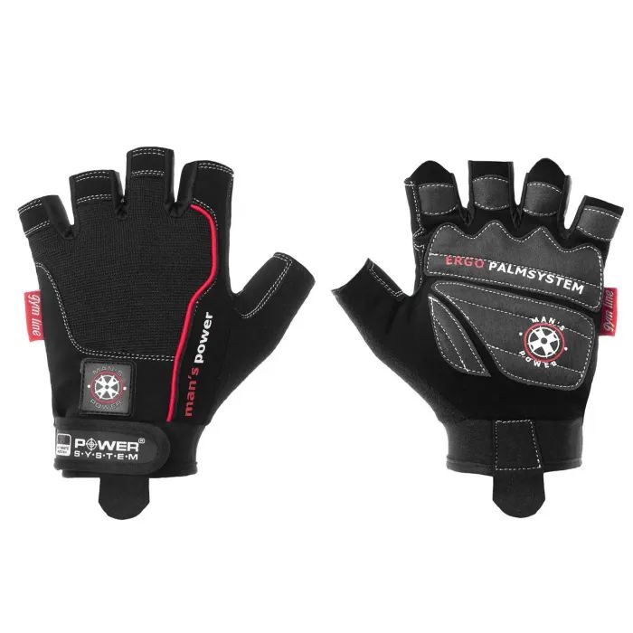Перчатки для фитнеса Power System Mans Power PS-2580 Black XS (PS-2580_XS_Black) изображение 2