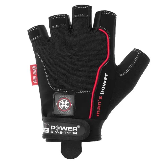 Перчатки для фитнеса Power System Mans Power PS-2580 Black XS (PS-2580_XS_Black) изображение 3