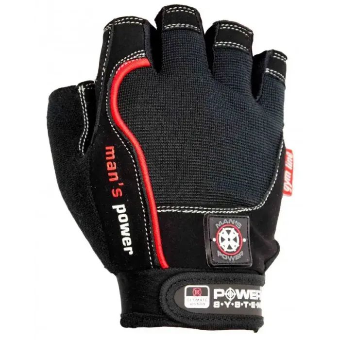 Перчатки для фитнеса Power System Mans Power PS-2580 Black XS (PS-2580_XS_Black) изображение 5