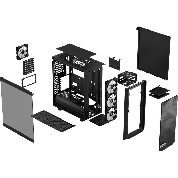 Корпус Fractal Design Meshify 2 Compact Lite RGB Bla (FD-C-MEL2C-05) изображение 12