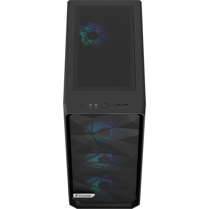 Корпус Fractal Design Meshify 2 Compact Lite RGB Bla (FD-C-MEL2C-05) изображение 7