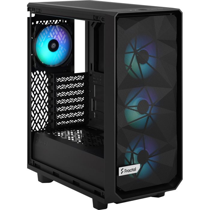 Корпус Fractal Design Meshify 2 Compact Lite RGB Bla (FD-C-MEL2C-05) изображение 9