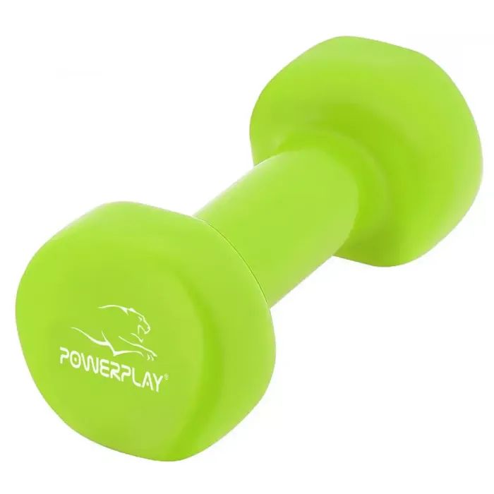Гантель PowerPlay 4125 Achilles 3 кг Зелена (PP_4125_3kg) зображення 2
