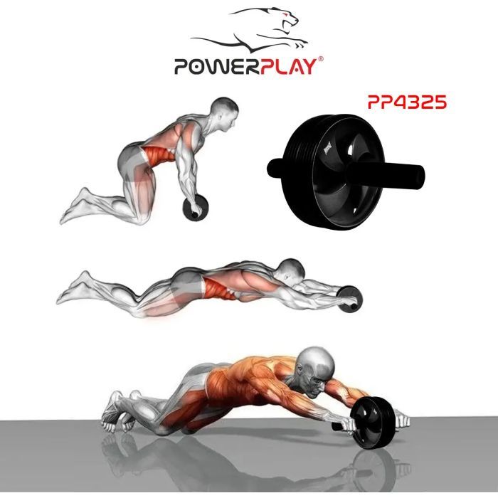 Ролик для пресса PowerPlay 4325 AB Sculpt d17.5см Black (PP_4325) изображение 5