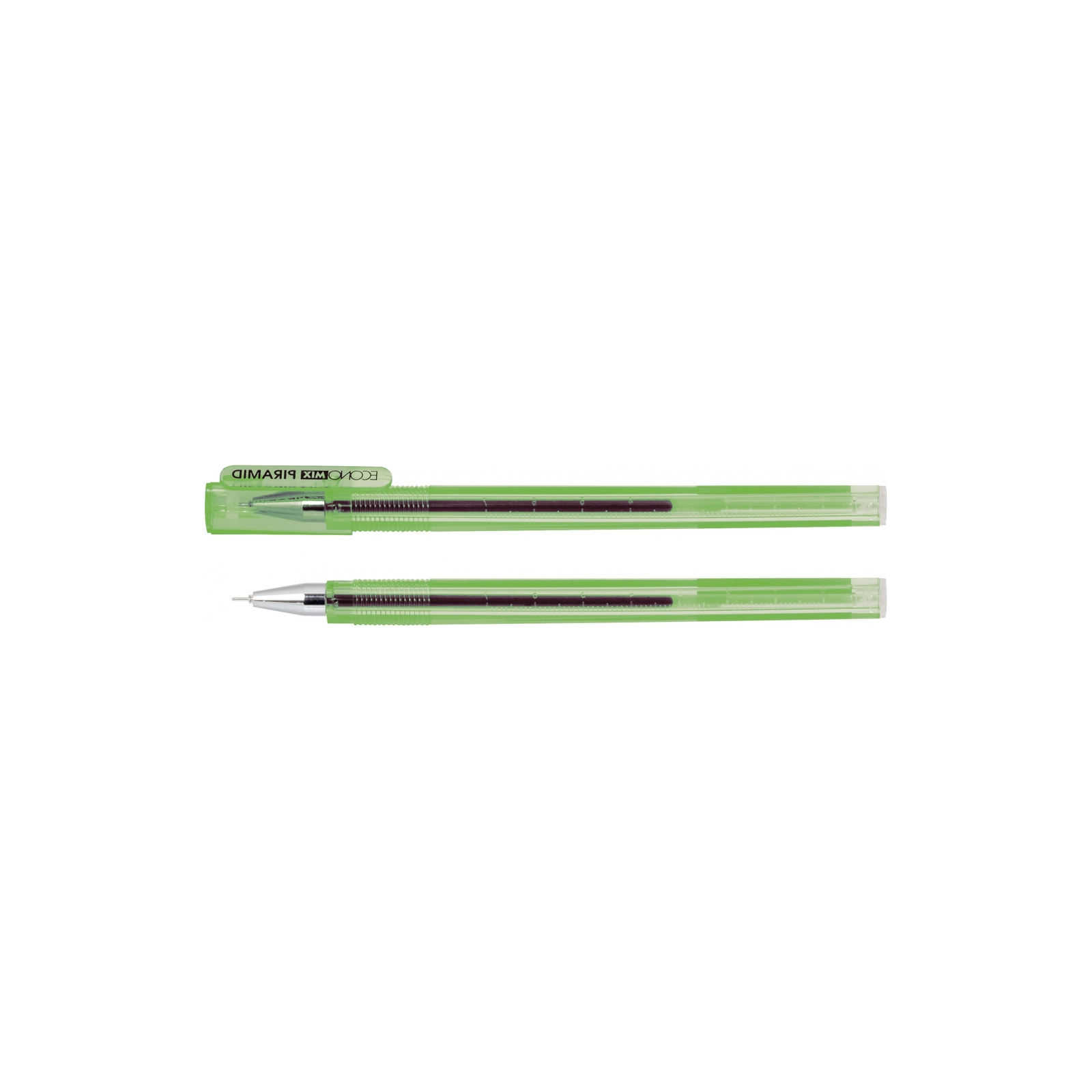 Ручка гелевая Economix PIRAMID 0,5 мм, зеленая (E11913-04)