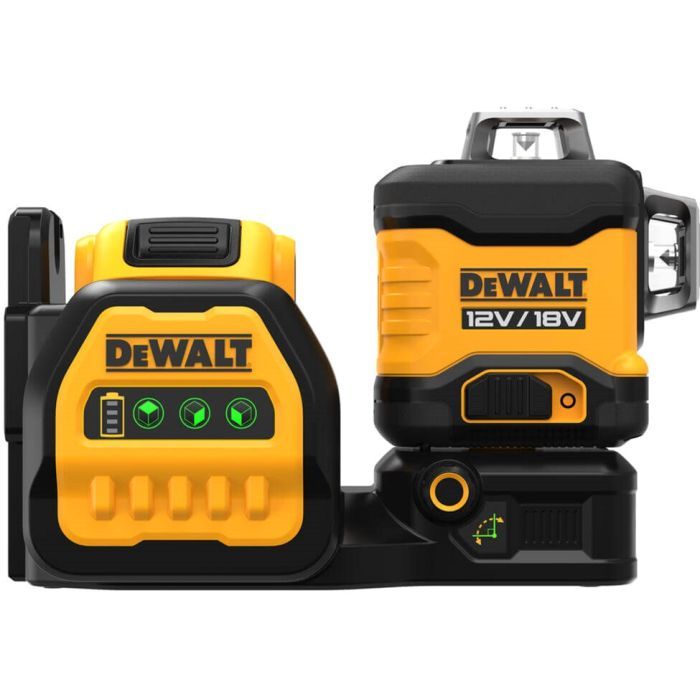 Лазерный нивелир DeWALT линейный 10.8/12/18В XR Li-Ion, зеленый луч, 1x2Ah 18V, TSTAK (DCE089D1G18) изображение 2