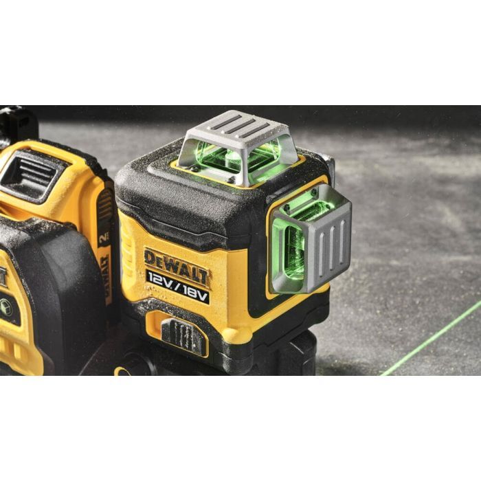Лазерный нивелир DeWALT линейный 10.8/12/18В XR Li-Ion, зеленый луч, 1x2Ah 18V, TSTAK (DCE089D1G18) изображение 9