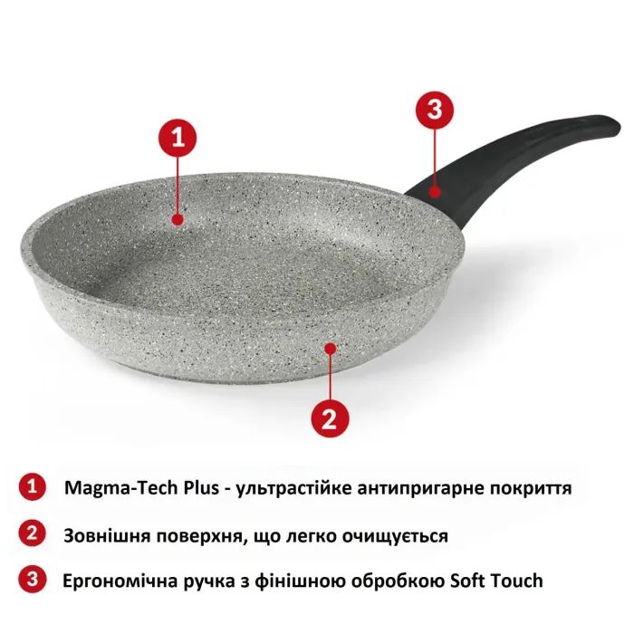 Сковорода Flonal Dura Induction 24 см (DUIPD2430) изображение 5