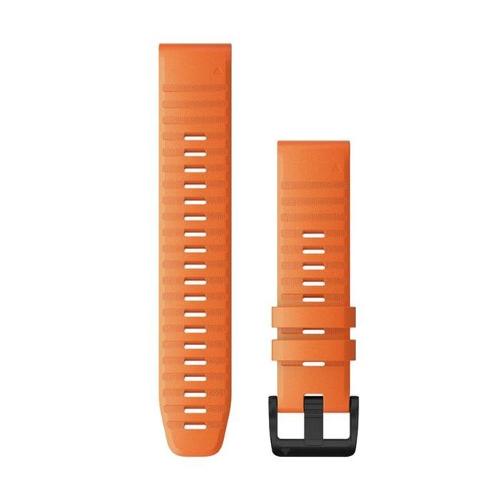 Ремінець до смарт-годинника Garmin fenix 6 22mm QuickFit Ember Orange Silicone (010-12863-01)
