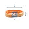Воздушный фильтр для автомобиля UFI 30.806.00