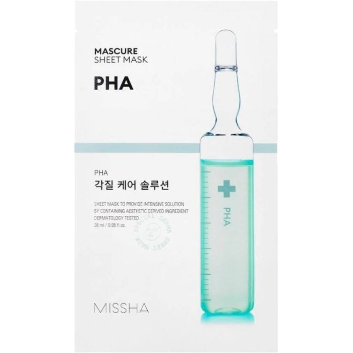 Маска для лица Missha PHA Sheet Mask Пилинг-маска 28 мл (8809581456563)