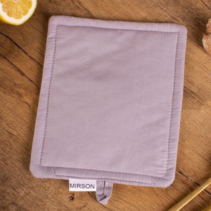 Кухонна прихватка MirSon Бязь 16-5703 Light Gray (2200006753599) зображення 2