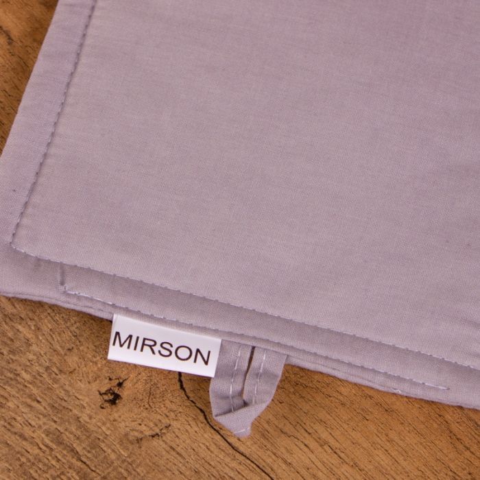 Кухонна прихватка MirSon Бязь 16-5703 Light Gray (2200006753599) зображення 3