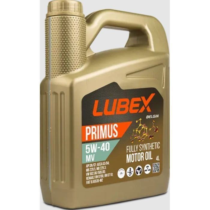 Моторное масло LUBEX PRIMUS MV 5w40 4л (034-1325-0404)