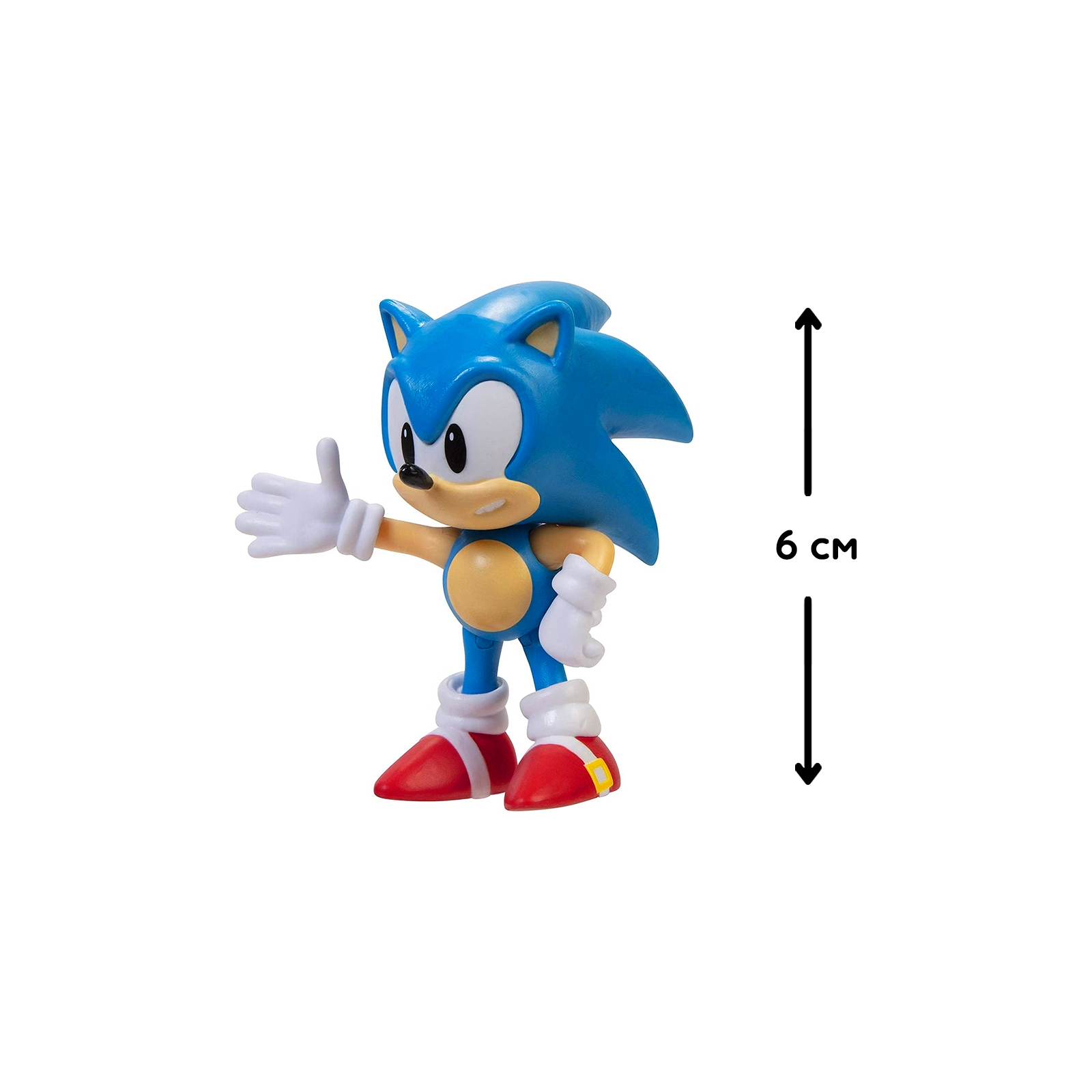Фігурка Sonic the Hedgehog з артикуляцією - Класичний Сонік 6 см (40687i-RF1) зображення 5