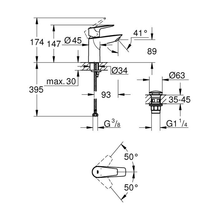 Змішувач Grohe QuickFix 23898001 (CV031932) зображення 4