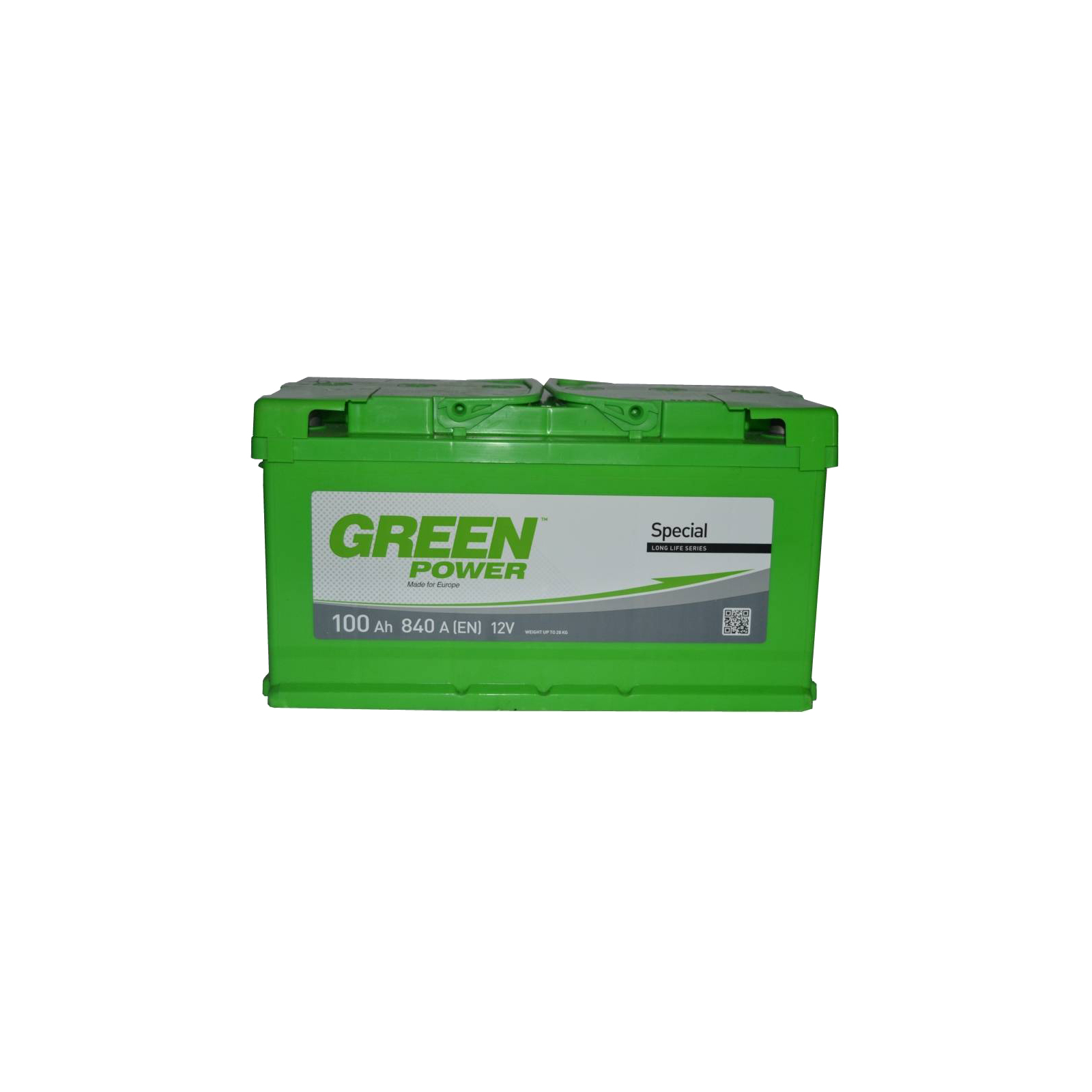Аккумулятор автомобильный GREEN POWER Standart 100Ah (+/-) (840EN) (22430)