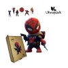 Пазл Ukropchik деревянный Супергерой Дедпул size - M в коробке с набором-рамкой (Deadpool Superhero A4)