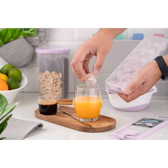 Форма для льоду Ardesto Fresh з кришкою Ліловий (AR1104LP) зображення 3