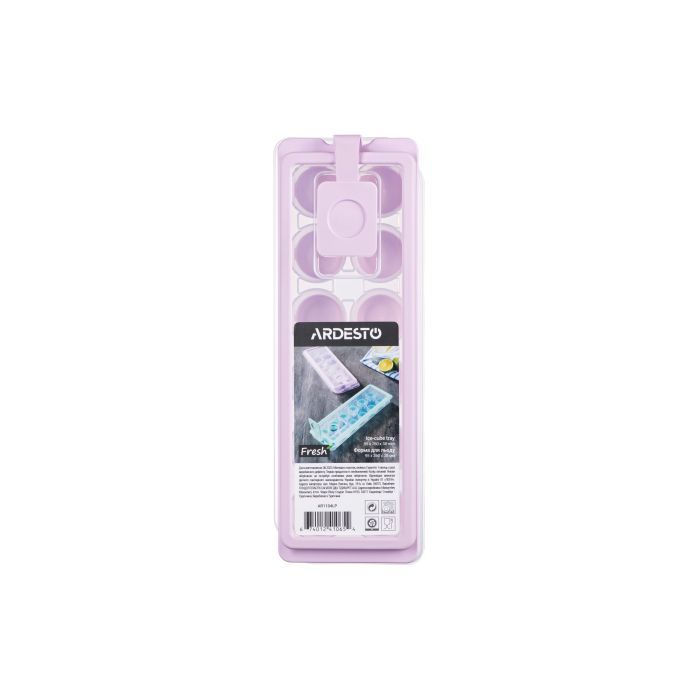 Форма для льоду Ardesto Fresh з кришкою Ліловий (AR1104LP) зображення 7