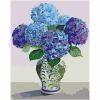 Картина по номерам Rosa Start Синие гортензии 35 х 45 см (4823098535874)