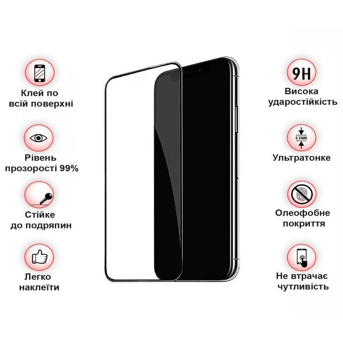 Стекло защитное BeCover Apple iPhone 15 Plus Black (709788) изображение 4