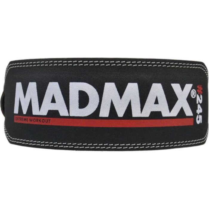 Атлетический пояс MadMax MFB-245 Full leather шкіряний Black M (MFB-245_M) изображение 2