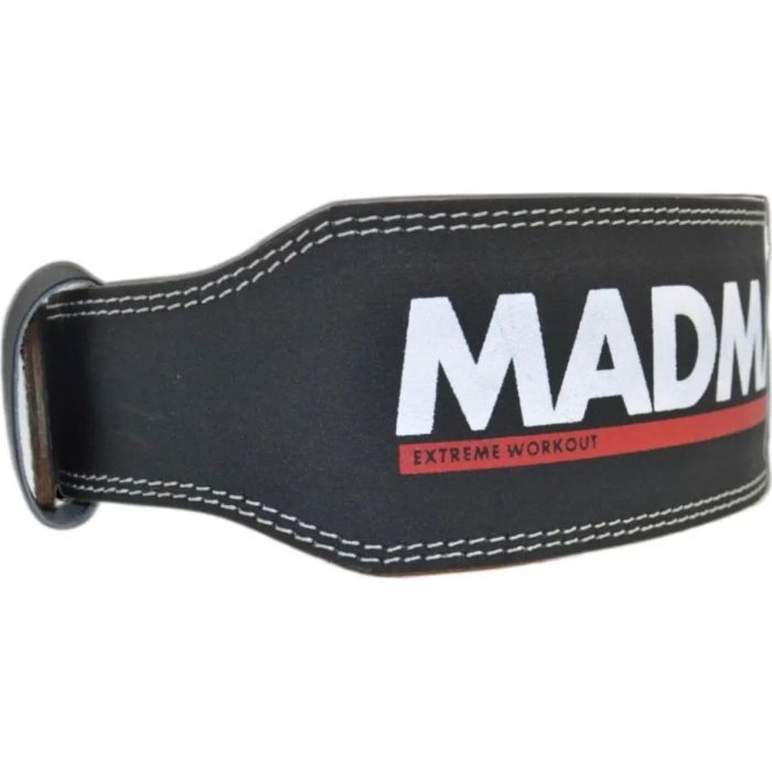 Атлетический пояс MadMax MFB-245 Full leather шкіряний Black M (MFB-245_M) изображение 3