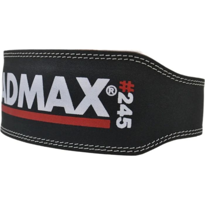 Атлетический пояс MadMax MFB-245 Full leather шкіряний Black M (MFB-245_M) изображение 4