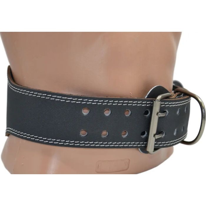 Атлетический пояс MadMax MFB-245 Full leather шкіряний Black M (MFB-245_M) изображение 8