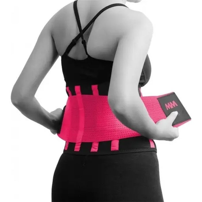 Пояс компрессионный MadMax MFA-277 Slimming and Support Belt black/neon pink S (MFA-277-PNK_S) изображение 7