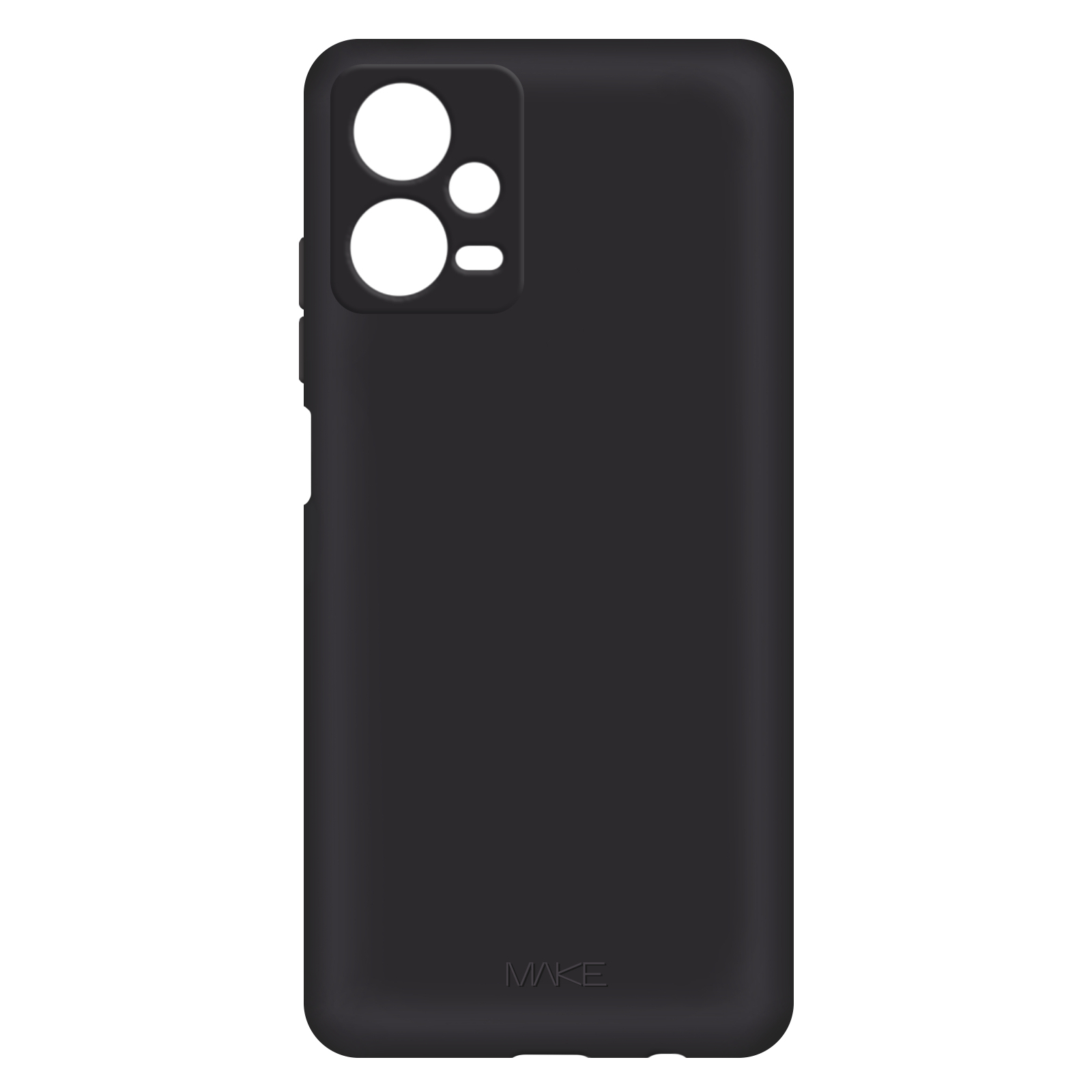 Чехол для мобильного телефона MAKE Xiaomi Redmi Note 12 Pro 5G Skin Black (MCS-XRN12P5GBK)