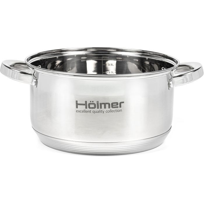 Кастрюля Hölmer з кришкою 2,7 л (CR-12527-SS) изображение 3