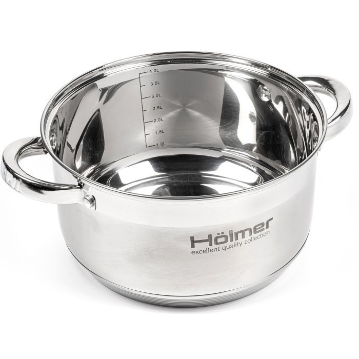 Кастрюля Hölmer з кришкою 2,7 л (CR-12527-SS) изображение 4