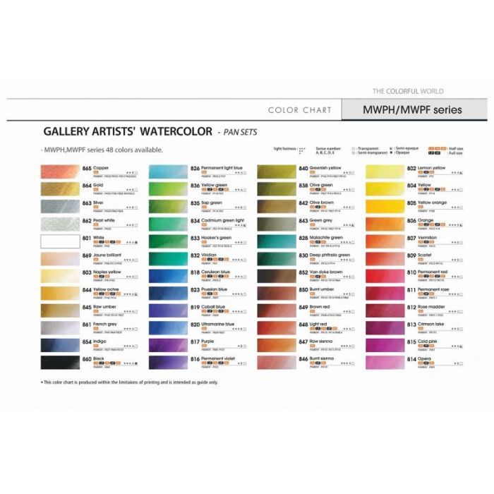 Акварельные краски MUNGYO Gallery 12 цветов в кюветах металлический пенал (8804819139126) изображение 2