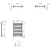 Сушарка для рушників Terma Marlin One 780x530 (WWMRN078053KS96E8P) зображення 2