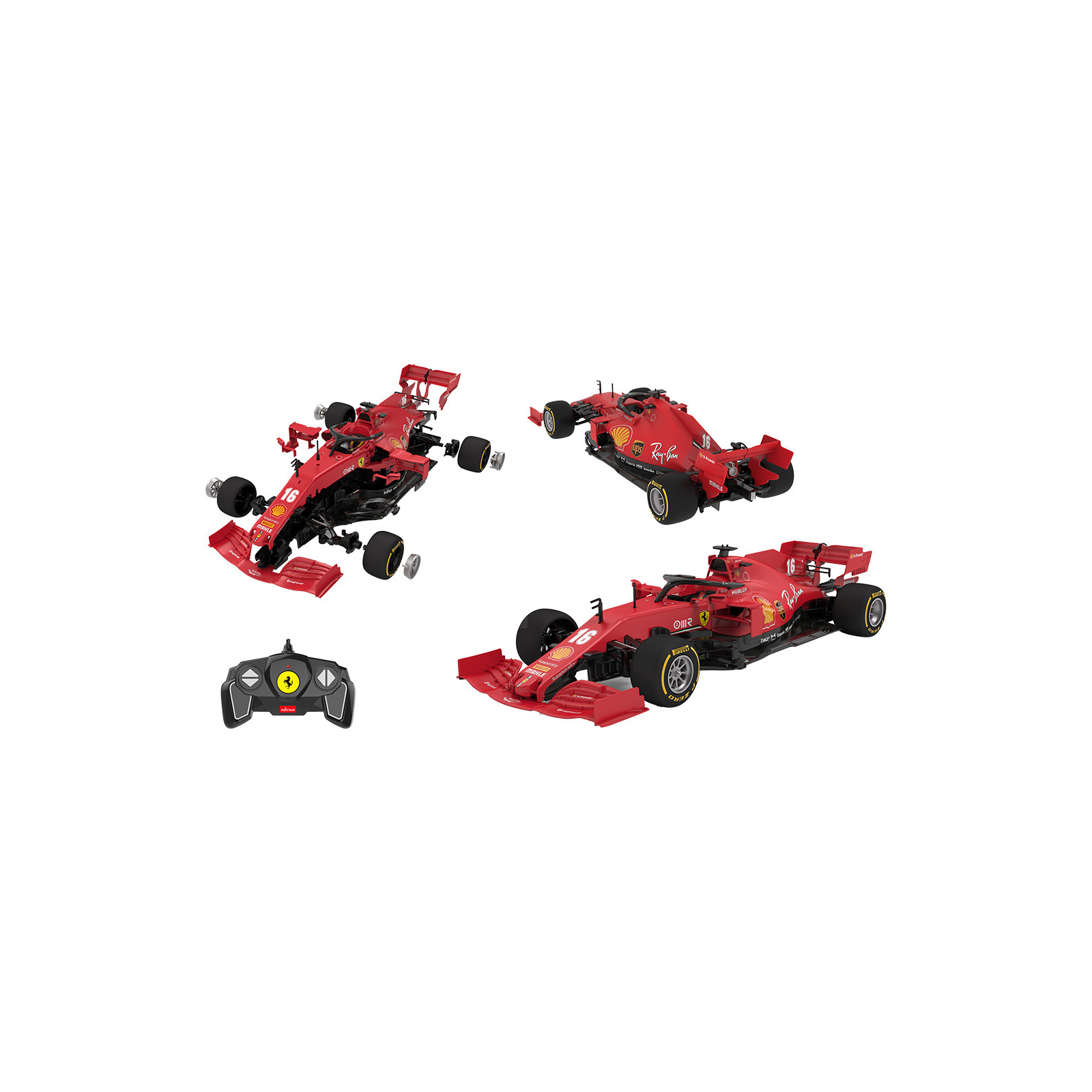 Радиоуправляемая игрушка Rastar Ferrari SF1000 конструктор 1:16 (97000) изображение 5