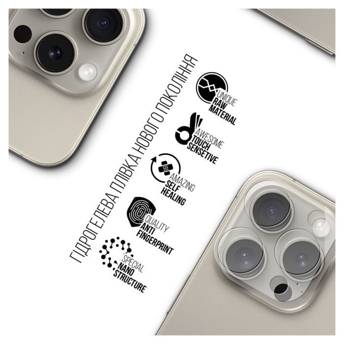 Пленка защитная Armorstandart for Camera Apple iPhone 15 Pro 6 pcs (ARM72556) изображение 2