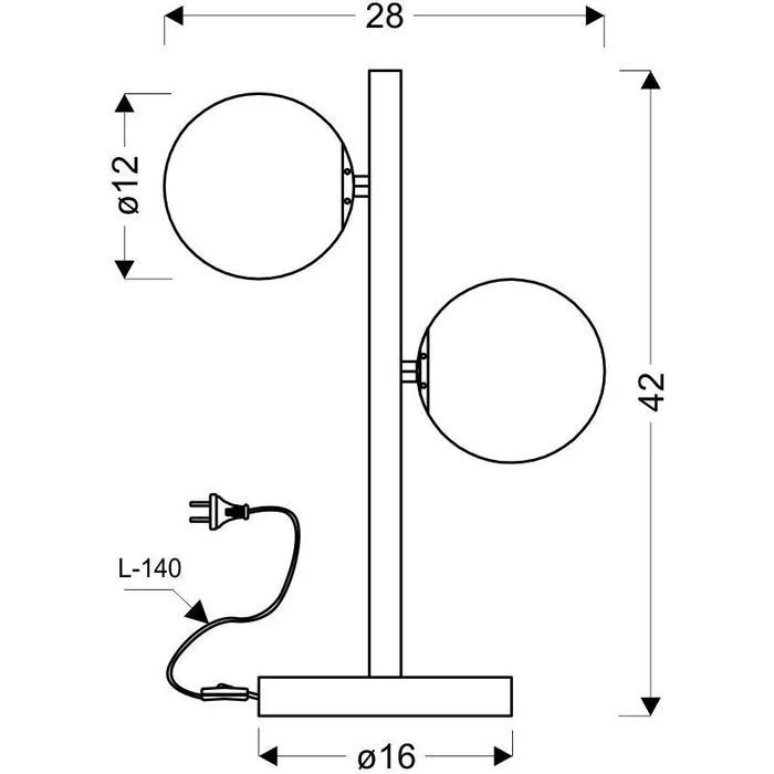 Настільна лампа Candellux 42-73433 KAMA (42-73433) зображення 4