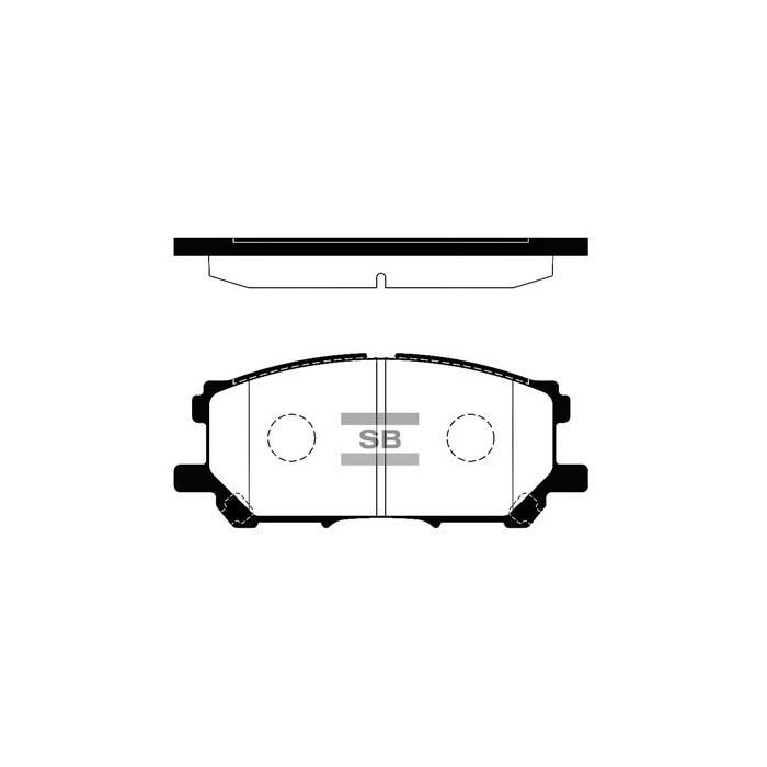 Гальмівні колодки HI-Q SP1456