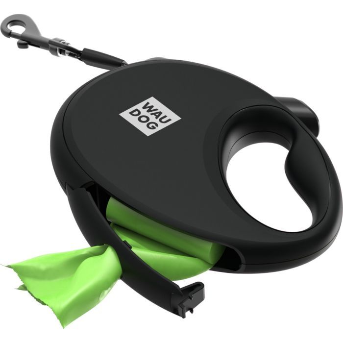 Повідець для собак WAUDOG R-leash з контейнером для пакетів S до 12 кг 3 м фіолетовий (26279) зображення 5
