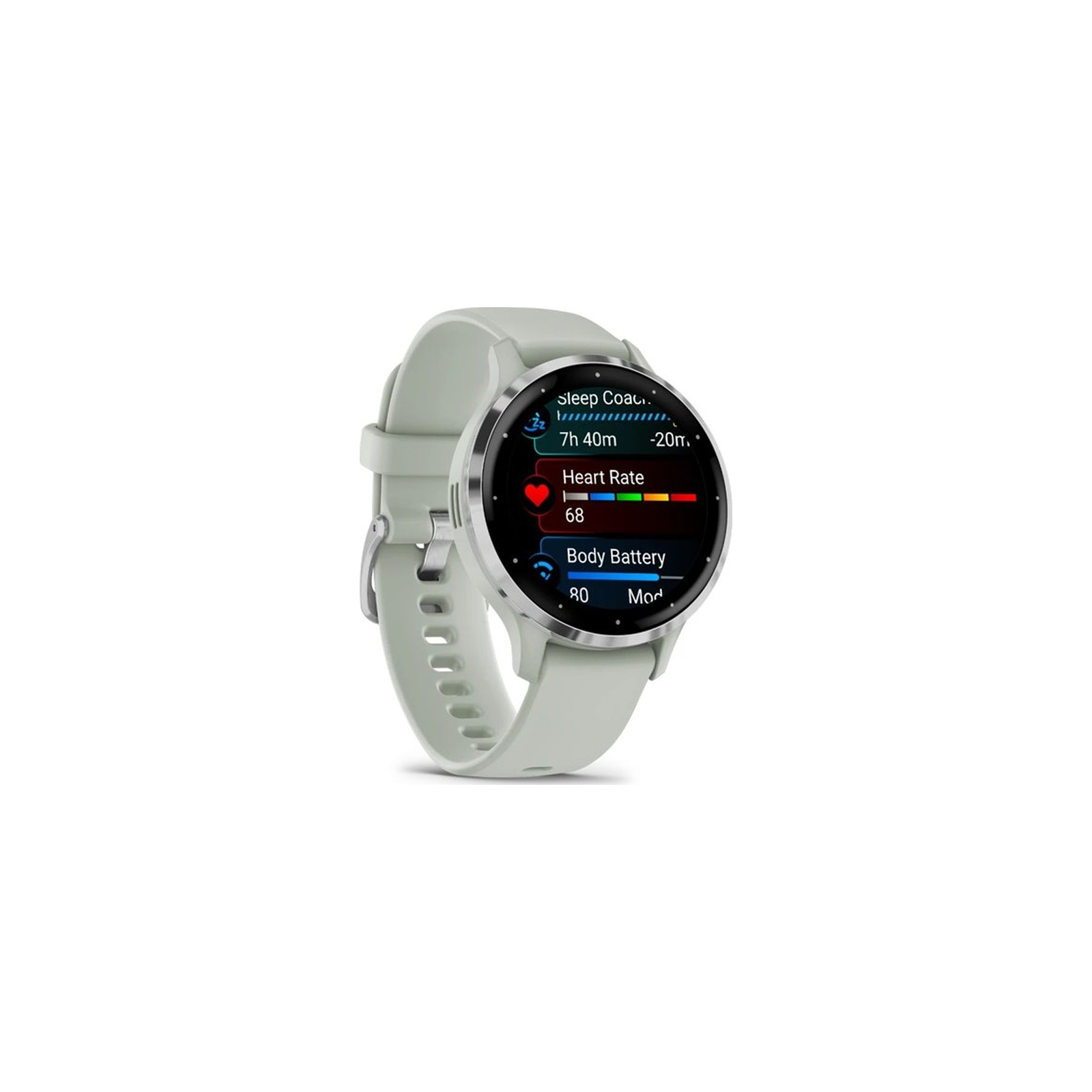 Смарт-годинник Garmin Venu 3S, Sage Gray + Passivated, GPS (010-02785-01) зображення 3
